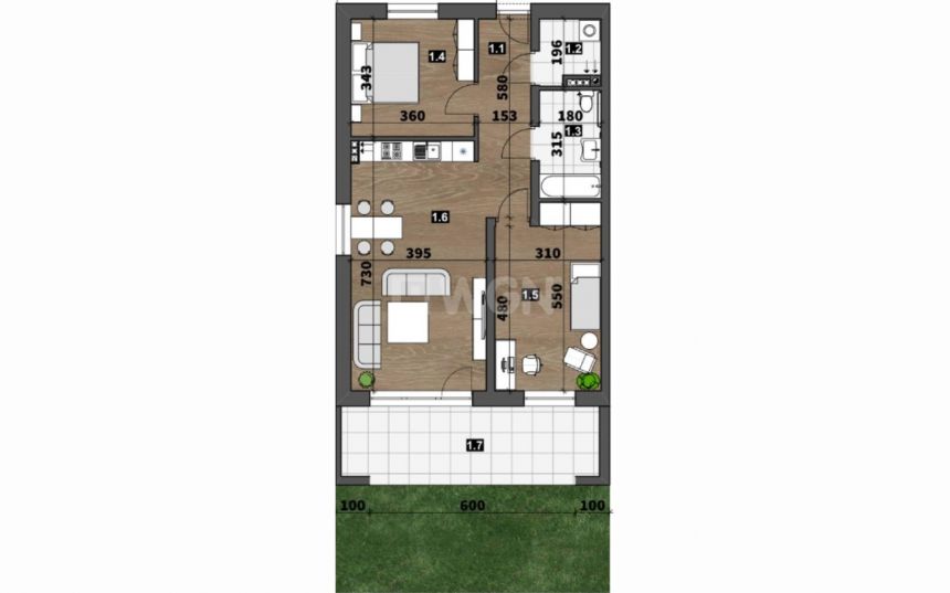 Częstochowa Wrzosowiak, 542 536 zł, 74.32 m2, parter/3 miniaturka 4