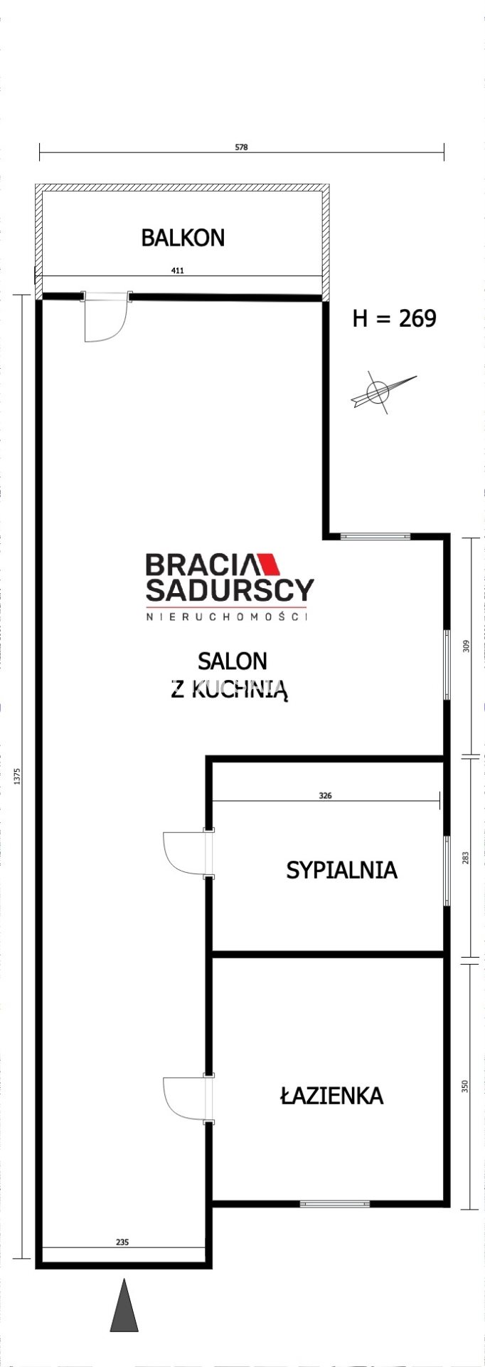 NOWE 2-POKOJOWE MIESZKANIE Z BALKONEM BIEŻANÓW miniaturka 15