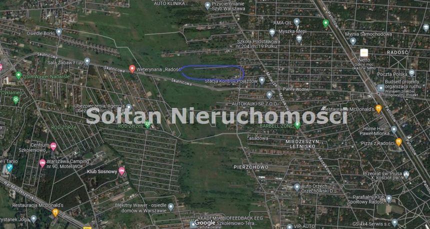 Warszawa Wawer, 15 584 750 zł, 1.83 ha, budowlana miniaturka 1