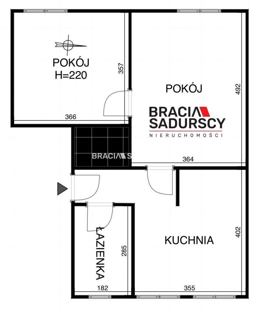 Kameralne mieszkanie 2 pokojowe w centrum miniaturka 15