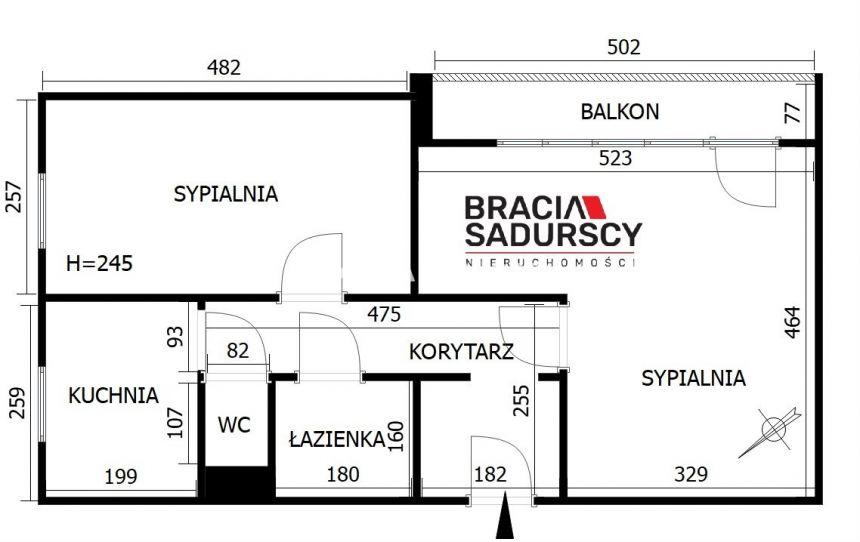 2 pokoje na parterze w zielonej części Wieliczki miniaturka 3