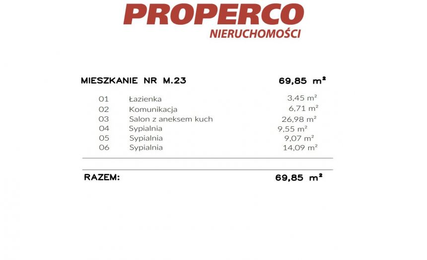 Mieszkanie 4 pok, 69,85m2, centrum, Boh. Warszawy miniaturka 4