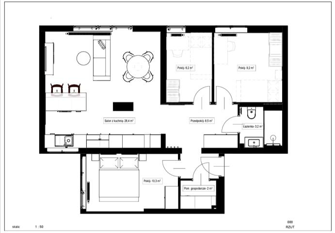 Atrakcyjne ! oś. Tysiąclecia 4 pokoje, 65m2 miniaturka 10