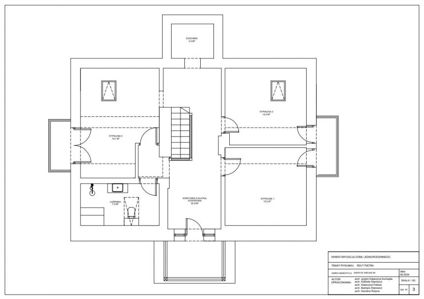 DOM 3 PIĘTRA - 230 M2 - DZIAŁKA 12 ARÓW - ZARZYCE miniaturka 48