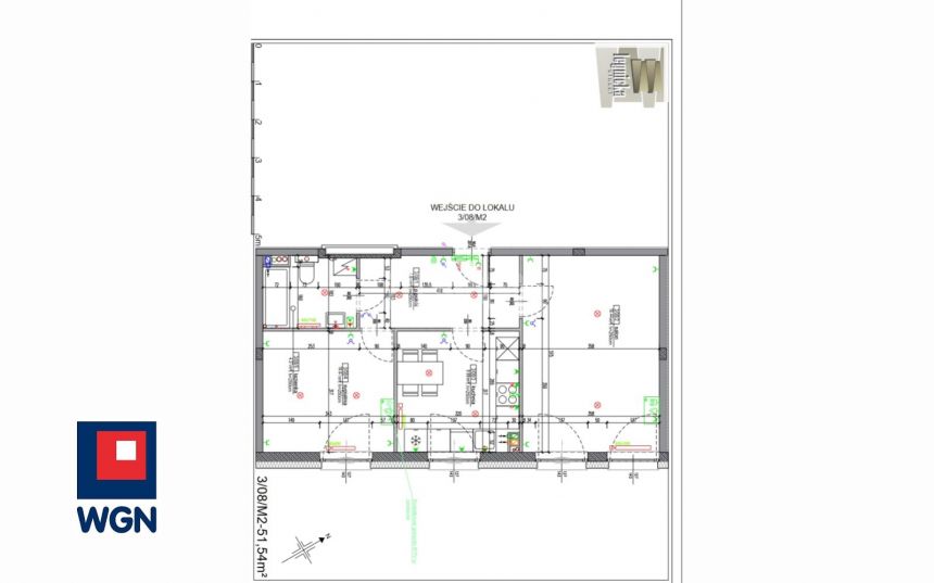 Wrocław Fabryczna, 799 000 zł, 51.54 m2, kuchnia z oknem miniaturka 13