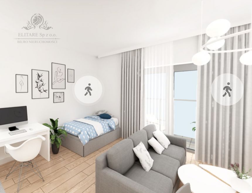 PROMOCJA!Mieszkanie 27,49m2 ,1 pok z balkonem 3,15m2. w Centrum Wrocławia miniaturka 8