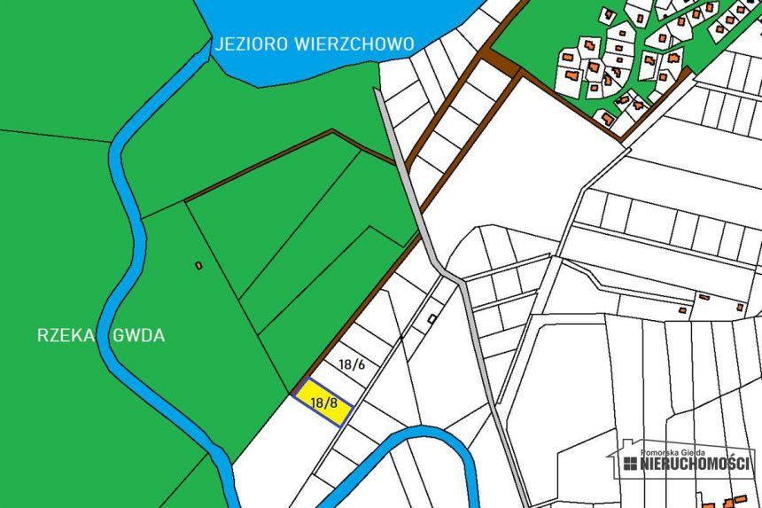 Działka rekreacyjna nad rzeką i jeziorem. miniaturka 8