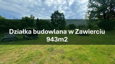 Zawiercie, Działka Budowlana 943m2, sz. 23,7m