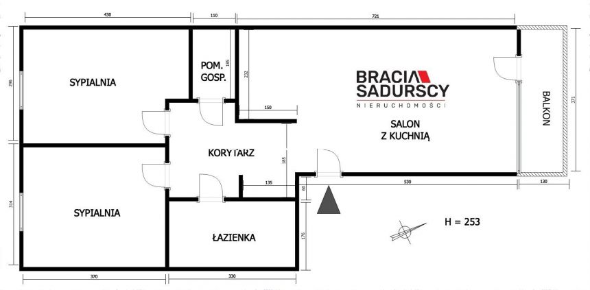 3 pokoje, miejsce parkingowe w cenie, 60m2 miniaturka 24