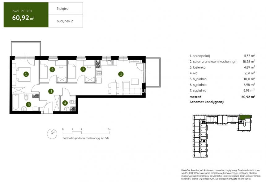 Smart Apartament na Prądniku Białym blisko Zieleni miniaturka 5