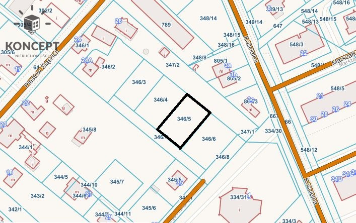 Wyjątkowa lokalizacja - działka budowlana w centrum Siechnic miniaturka 2