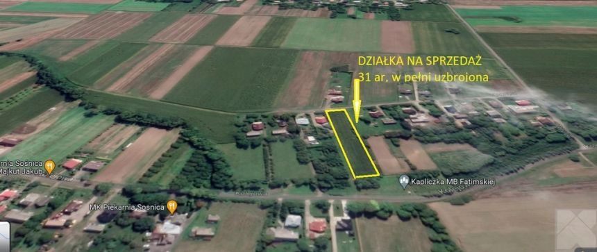 Uzbrojona działka pod budowę domu miniaturka 5