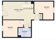 Gdańsk Jasień, 669 000 zł, 62.5 m2, z parkingiem podziemnym miniaturka 16