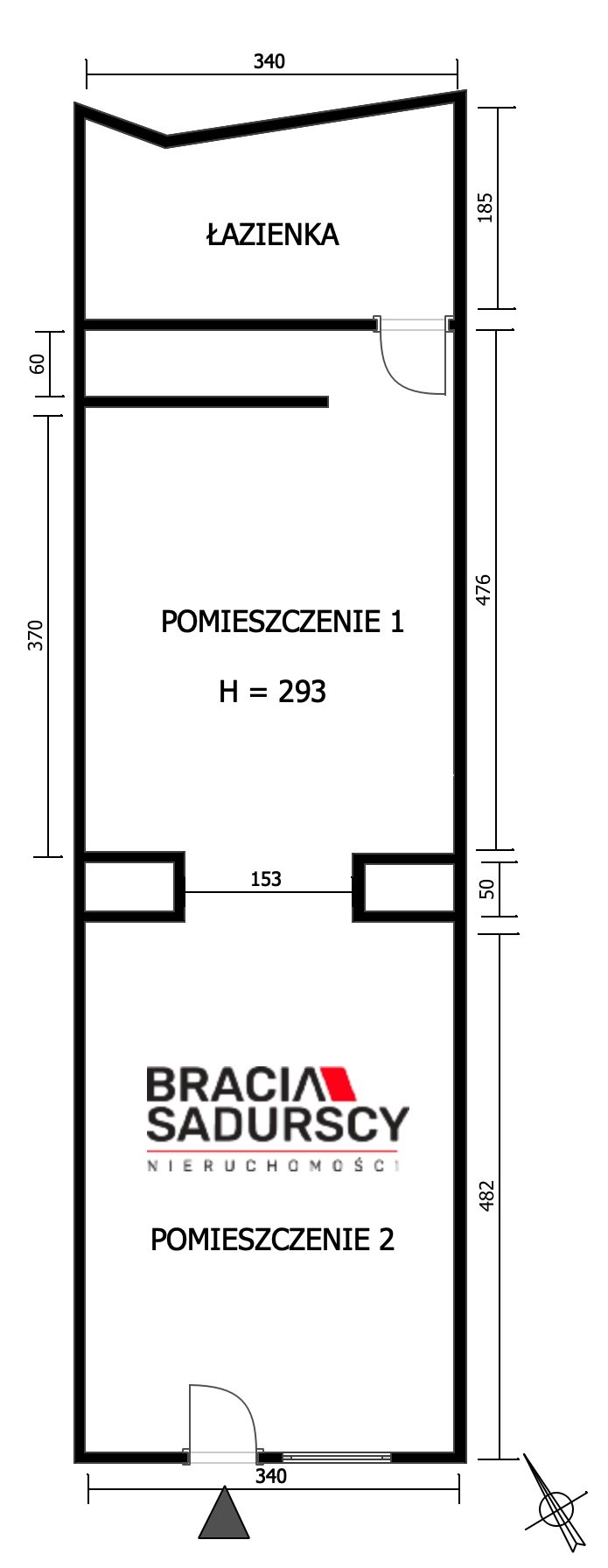 Lokal na Starym Podgórzu, 37,80 m2 miniaturka 3