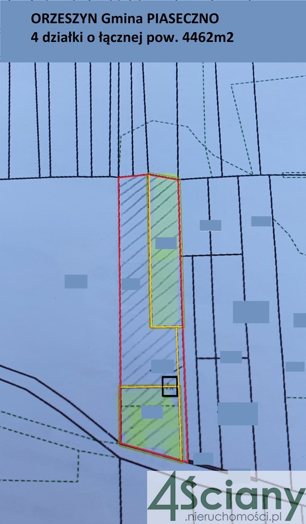 Orzeszyn, 890 000 zł, 44.62 ar, płaska miniaturka 2