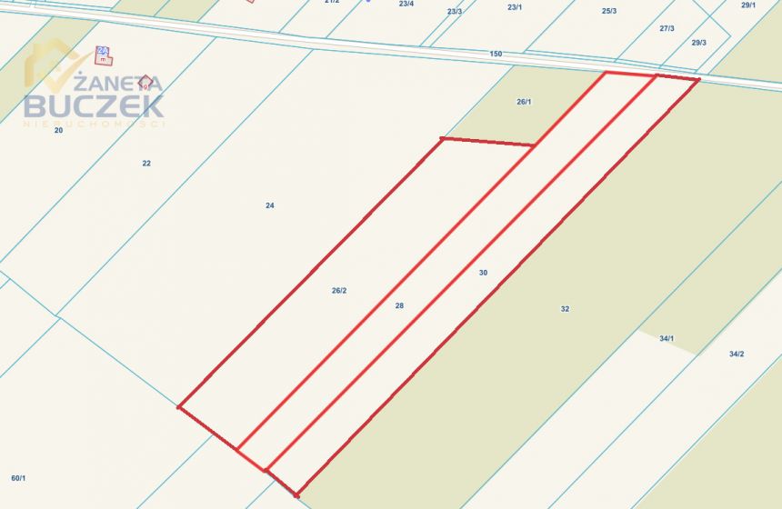 Zakrzew, 244 880 zł, 2.45 ha, rolna miniaturka 2