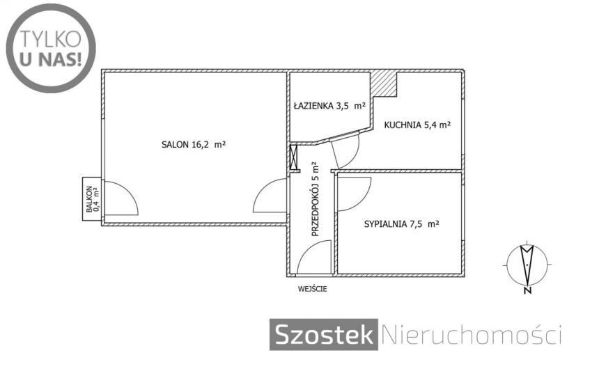 Częstochowa Tysiąclecie, 239 000 zł, 37.6 m2, z balkonem miniaturka 17