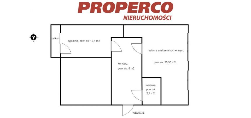 Mieszkanie 2 pokoje, 44 m2, Wiśniowa, Szydłówek miniaturka 11