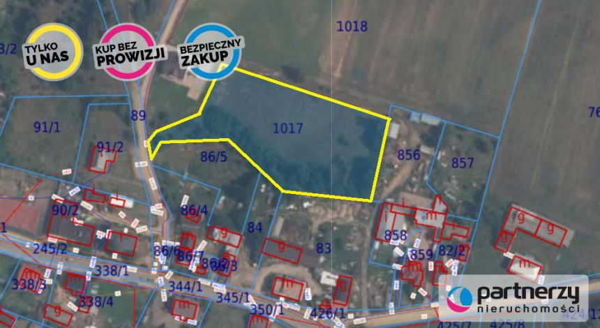 Trzebuń, 279 000 zł, 56.35 ar, droga dojazdowa utwardzona miniaturka 3