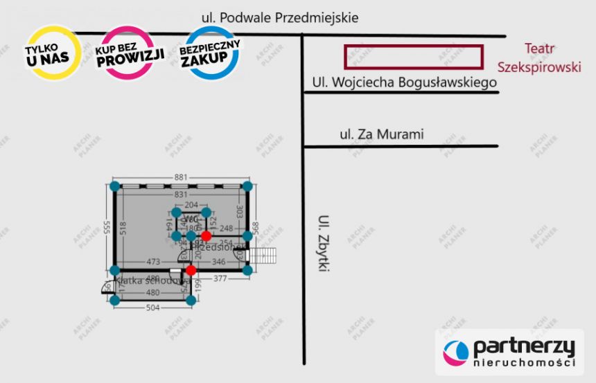 Gdańsk Stare Miasto, 1 290 000 zł, 43 m2, pietro 1, 3 miniaturka 2