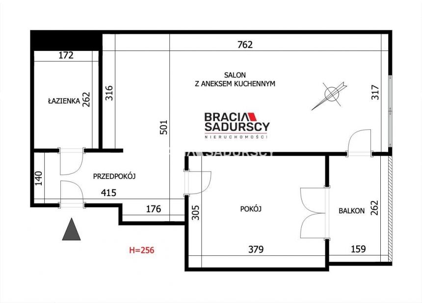2 pok. mieszkanie Półłanki 47m2 + parking - Kraków miniaturka 3