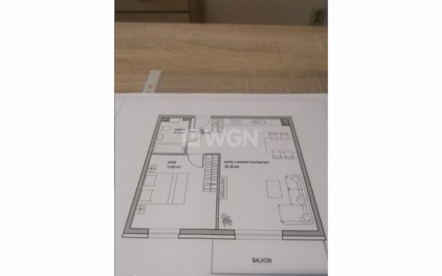 Gdańsk Brzeźno, 1 100 000 zł, 47.35 m2, stan dobry miniaturka 6