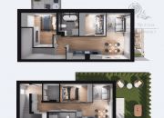 CENA PROMO! Mieszkanie 2 poziomy, 5 pok. 83m2 ogród/Wrocław Brochów Jagodno miniaturka 5