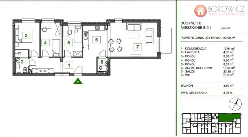 Nowe mieszkanie blisko centrum miniaturka 6