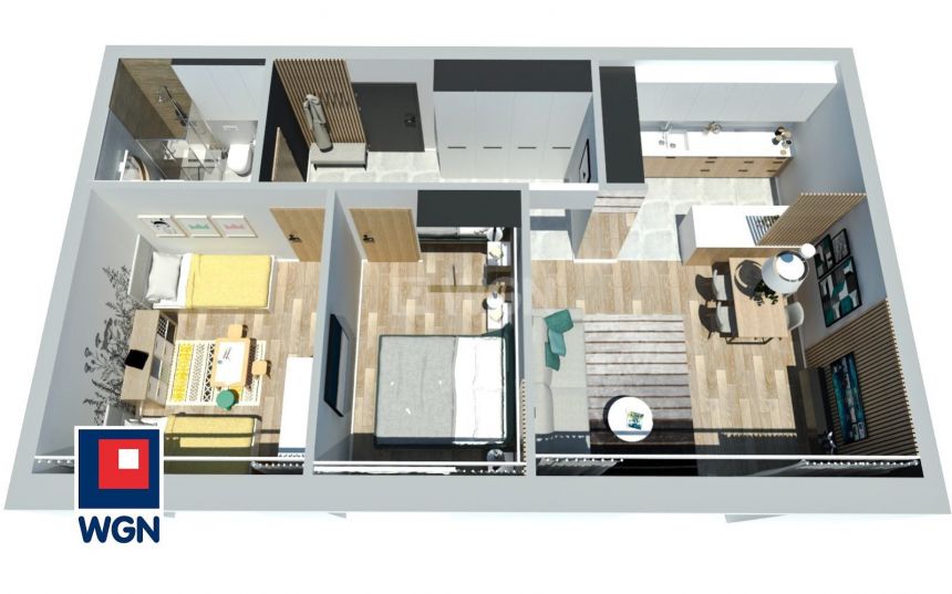 Ostrów Wielkopolski Wenecja, 578 170 zł, 68.02 m2, do wykończenia miniaturka 13
