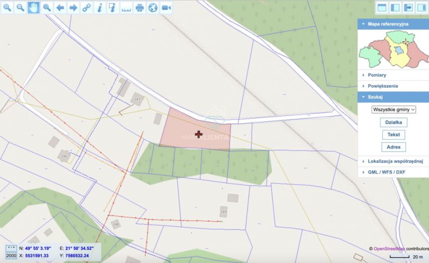 Tylko u nas! Działka z WZ 22 ar, Zaborów miniaturka 7