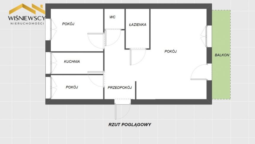 Mieszkanie trzypokojowe w Pasłęku 61,4m miniaturka 11