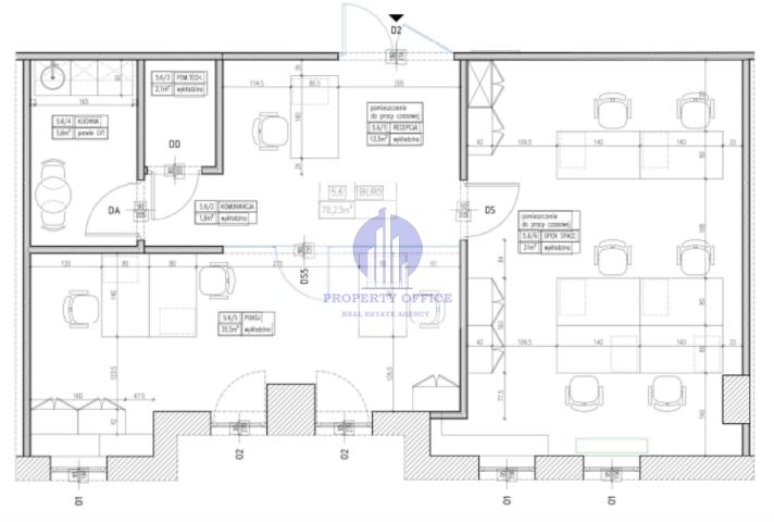 Wola: biuro 88,40 m2 miniaturka 2