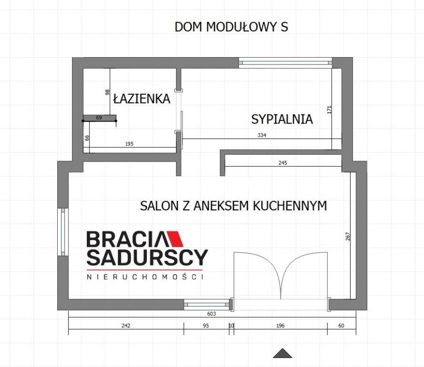 Kraków Bieńczyce, 162 000 zł, 35 m2, umeblowany miniaturka 3