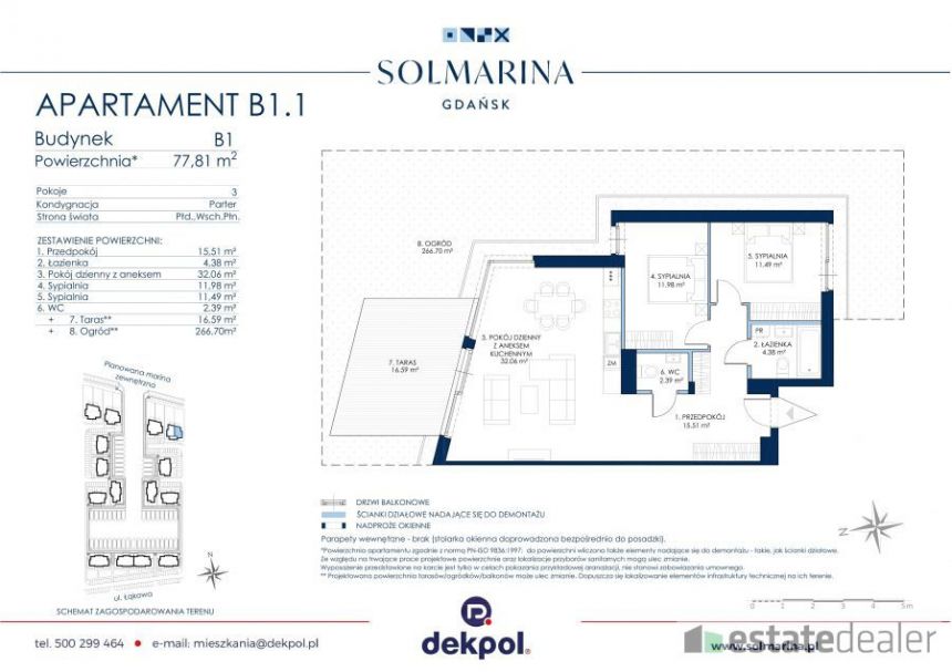 Gdańsk Wyspa Sobieszewska, 3 102 060 zł, 77.81 m2, 4 pokojowe miniaturka 7