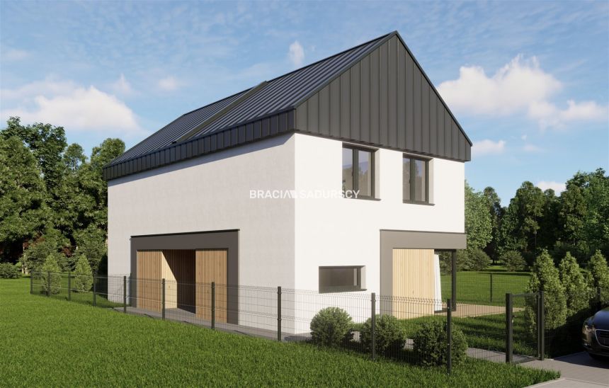 3pok.65m2  dwupoziomowe/nowoczesna bryła budynku miniaturka 5