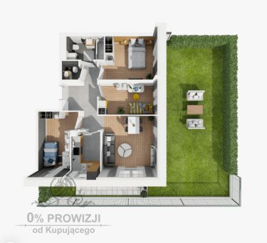 W REALIZACJI 11.2024/Mieszkanie 4 pok, 67,7m2 + balkon / Wrocław, Księże Wielki