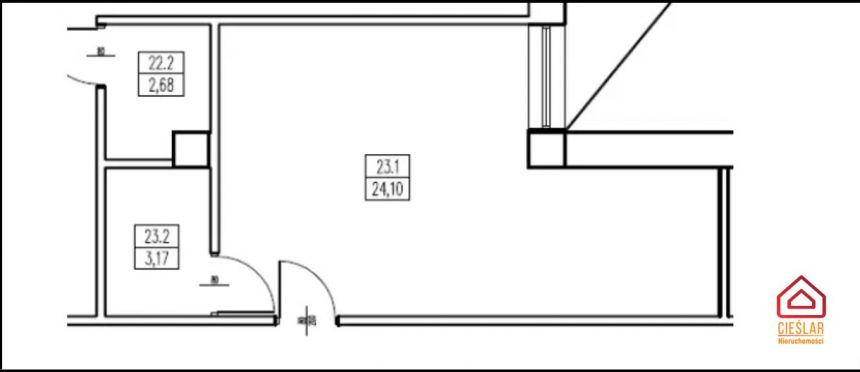 Bydgoszcz Śródmieście, 168 000 zł, 34.04 m2, parter/2 - zdjęcie 1