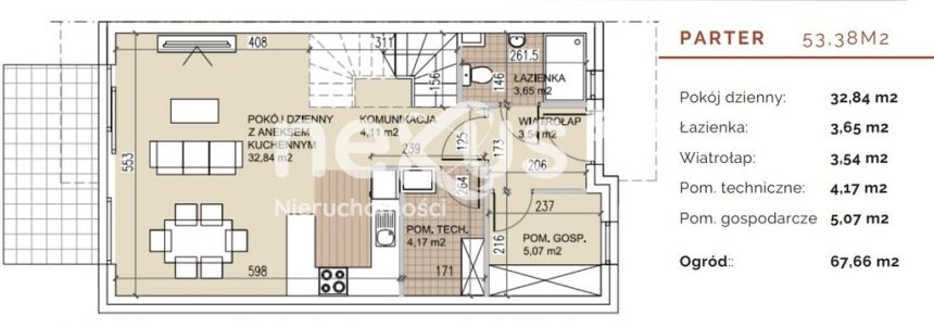 Dom bliźniak 106,53m2 Wrocław miniaturka 3