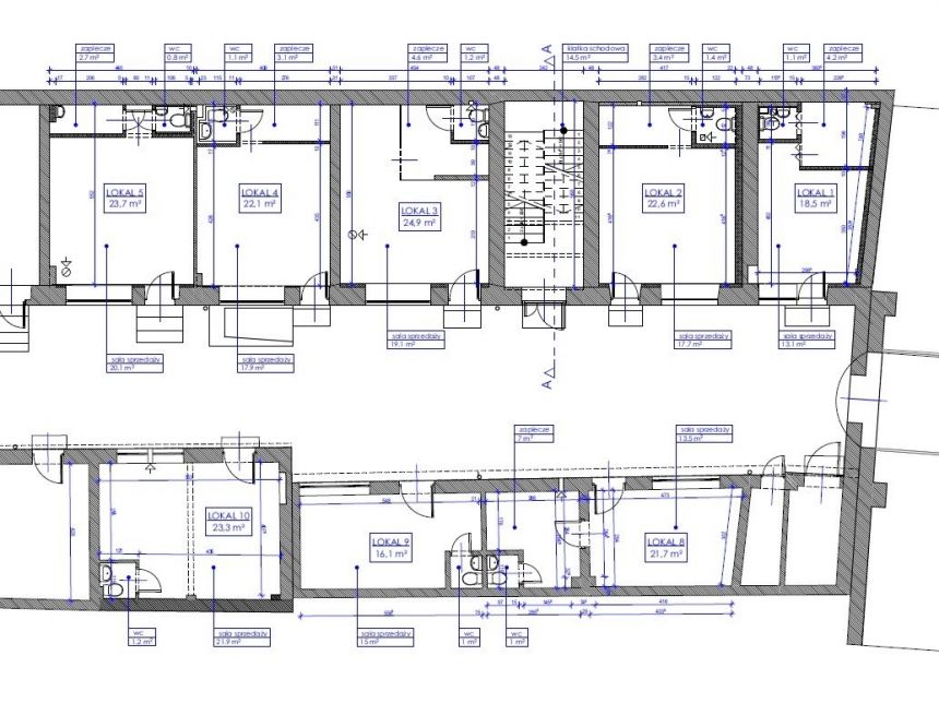 Centrum ul. Targowa 5, 16 m2, 23 m2, 42 m2, 70 m2 miniaturka 5