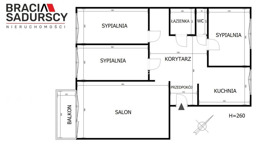 4 oddzielne pokoje, 76m2, Wola Duchacka miniaturka 3