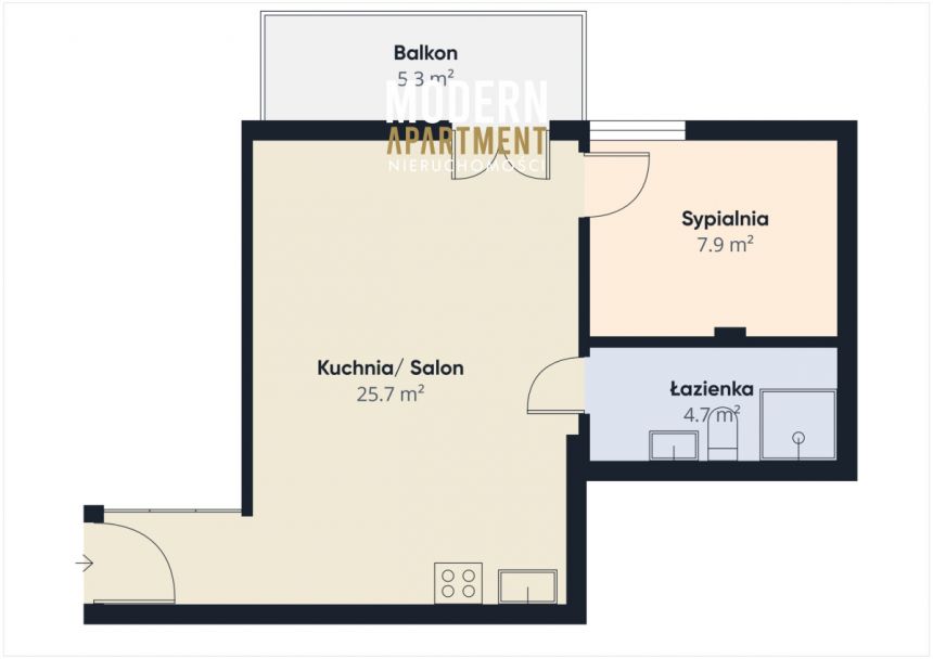 Grodzisk Mazowiecki, 399 000 zł, 38 m2, pietro 3 miniaturka 24