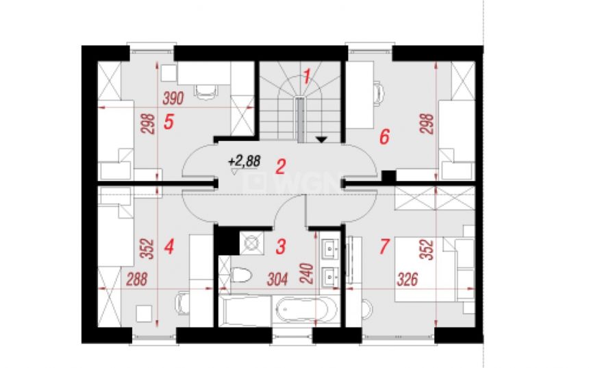 Sobin, 355 000 zł, 120.99 m2, murowany miniaturka 5