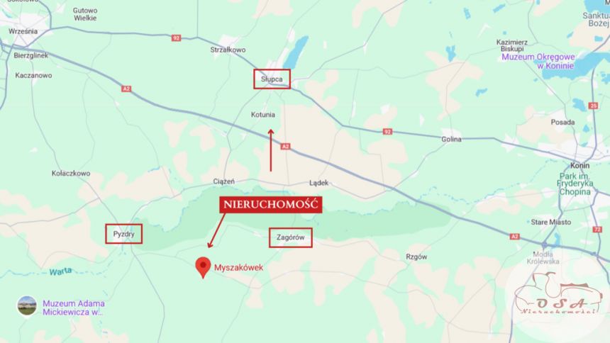 Rolno-budowlana 7200 m² Myszakówek Zagórów miniaturka 8