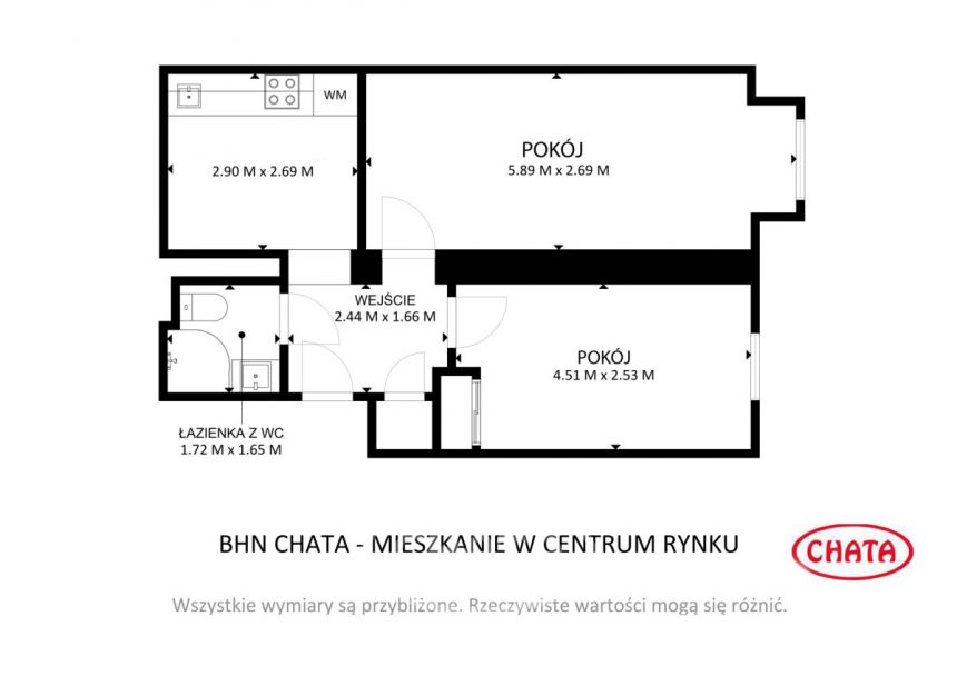 Wrocław Stare Miasto, 1 383 360 zł, 41.92 m2, M2 miniaturka 2