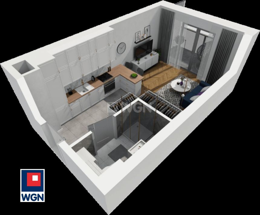 Gdańsk Śródmieście, 364 000 zł, 25.26 m2, kuchnia z oknem miniaturka 5