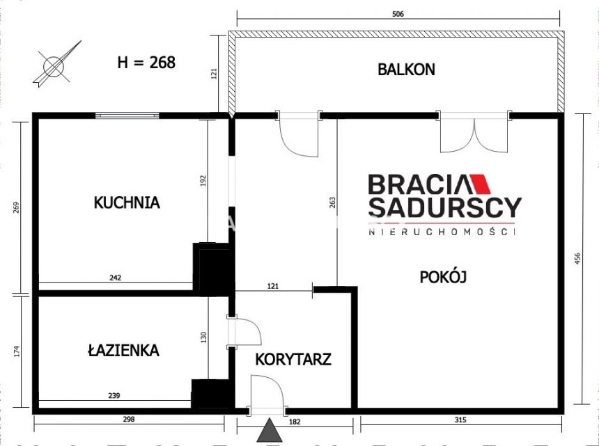 1pok z oddzielną kuchnią/winda/piwnic/balkon/garaż miniaturka 13