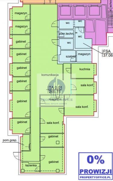 Wola: biuro 310,93 m2