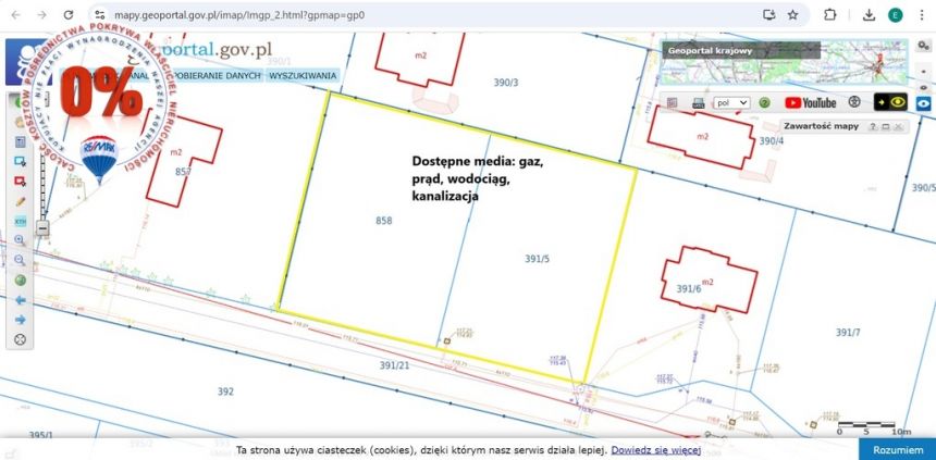 Dereniowa, bardzo ładna działka budowlana/usługowa miniaturka 2