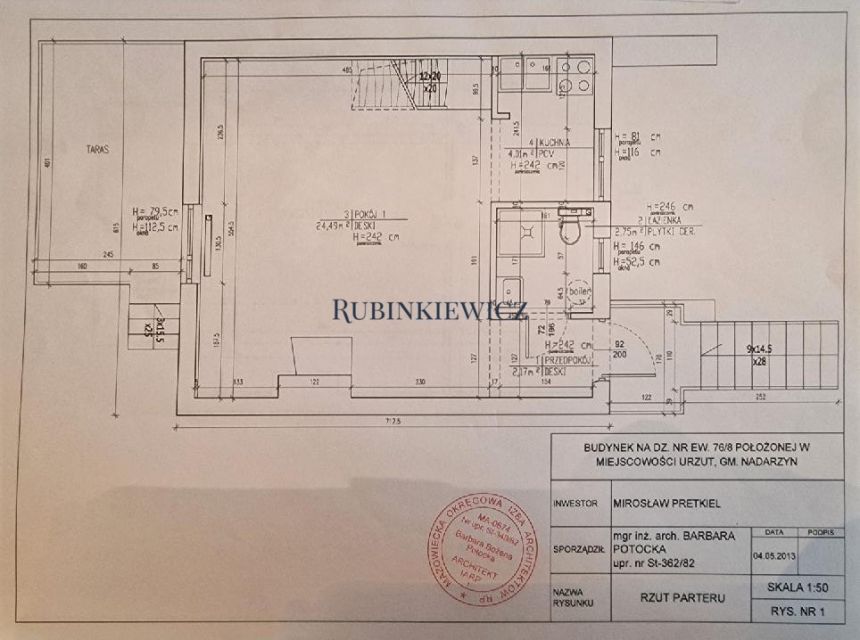 Urzut działka 1220m,dom 120m2/595 tys.zł,bez prow miniaturka 9