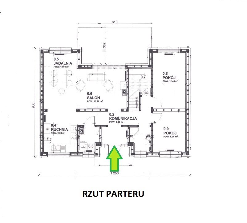 Dom w Rumianku jednorodzinny wolnostojący 121m² miniaturka 6